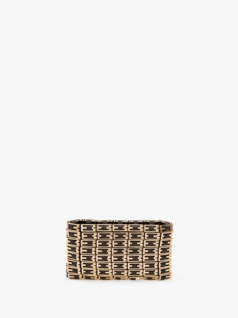 Victoria Beckham Woven Dorian Pouch In Black