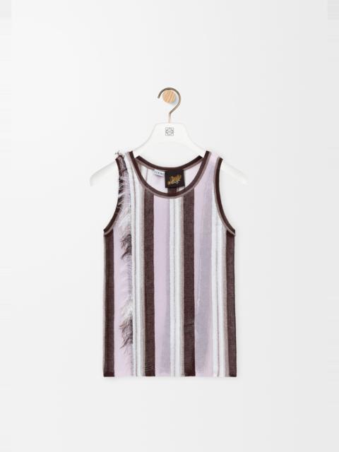 Loewe Top in viscose and cotton blend