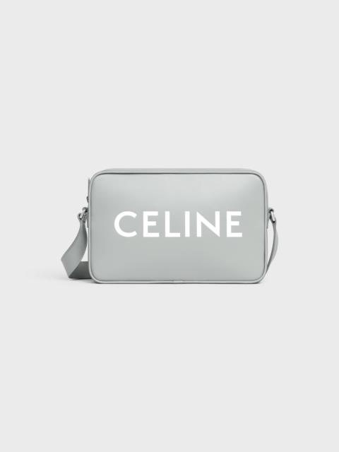 CELINE Medium Messenger Bag in Smooth Calfskin with Celine Print