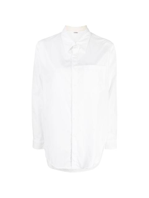 long-sleeve cotton shirt