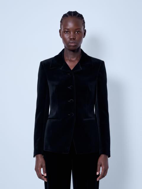 RÓHE Classic Fitted Velvet Blazer