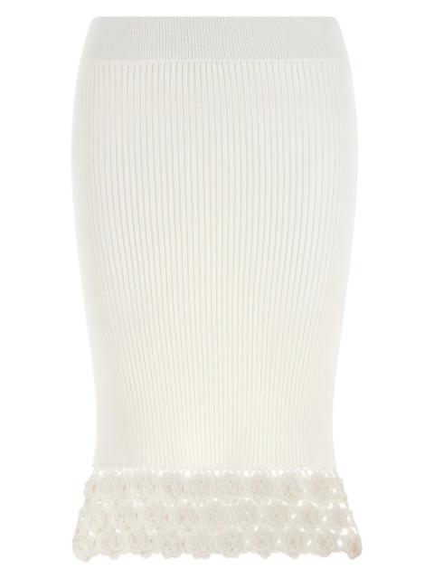 GANNI 'Cotton Crochet' skirt