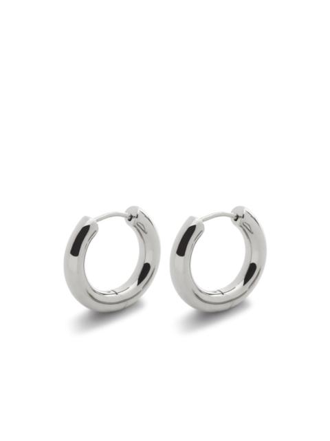 MONICA VINADER Small Essential Click silver hoop earrings
