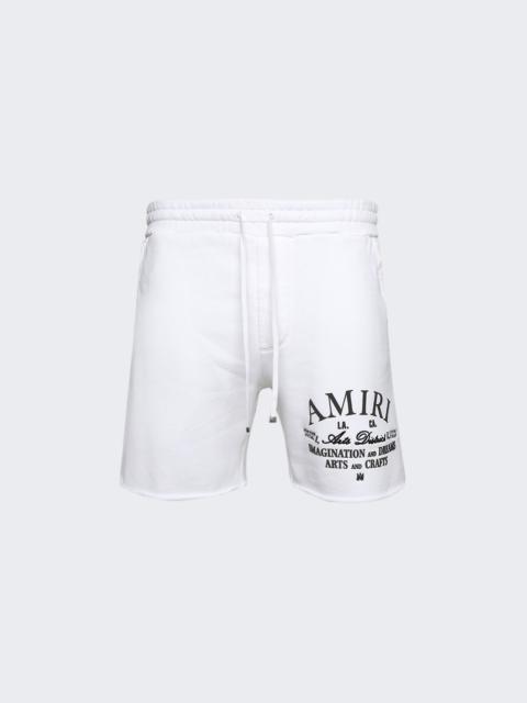 AMIRI Arts District Sweat Shorts White