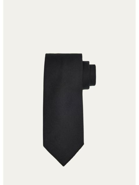 TOM FORD Men's Solid Linen Tie