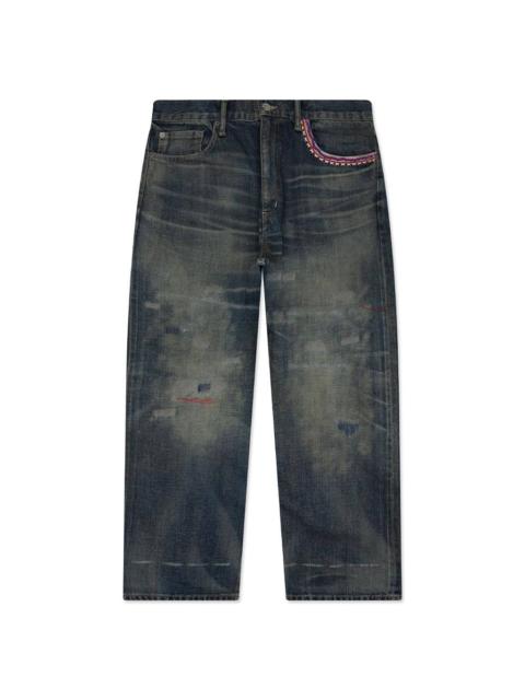 NEIGHBORHOOD SAVAGE DENIM DP WIDE PANTS - INDIGO