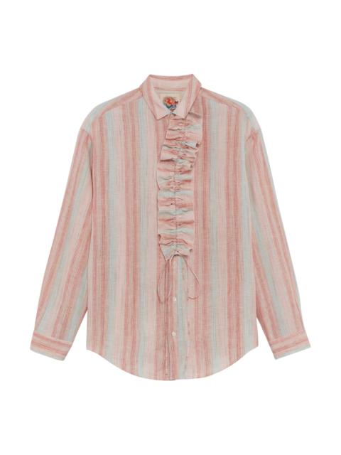 Shirt Rainbow - Jacquard striped linen