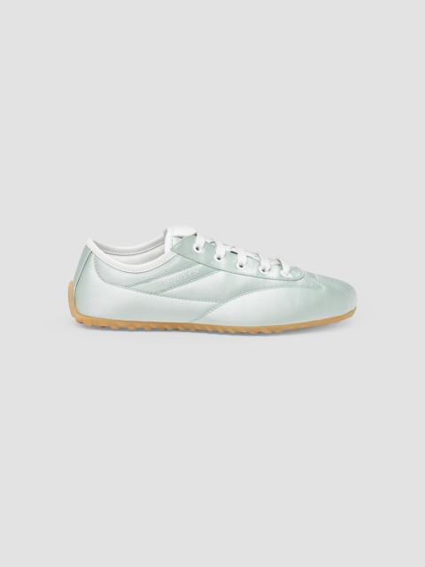 Alexander McQueen Women's Boxe Silk Satin Sneakers - Pale Green