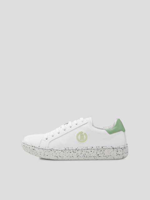 BOGNER MALMÖ SUSTAINABLE SNEAKERS IN WHITE/GREEN