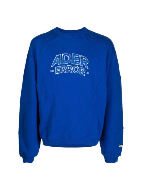 ADER error logo-embroidered cotton sweatshirt