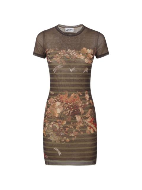 Jean Paul Gaultier floral-printed mini dress