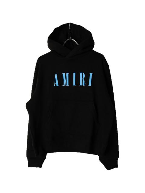 AMIRI Core Logo Hoodie "Black / Carolina Blue" MJL022 001