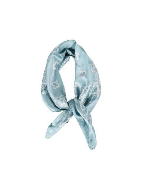 Paisley Print Distressed Effect Scarf