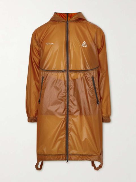 Convertible Packable Logo-Print Nylon-Ripstop Hooded Jacket