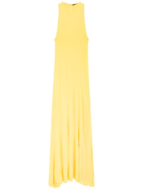JACQUEMUS La Robe Maille Sculta fine-knit maxi dress