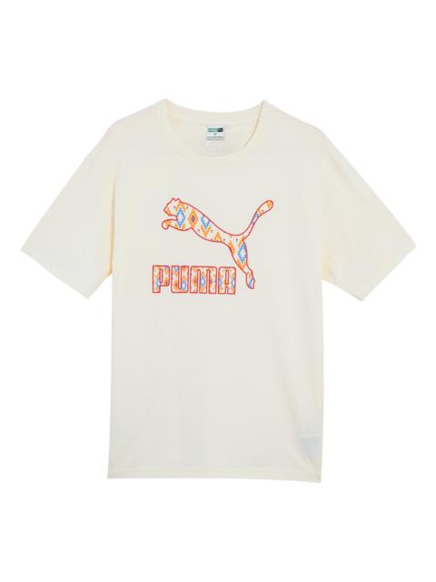 PUMA PUMA Prairie Resort Graphic T-shirt 'White' 626869-55