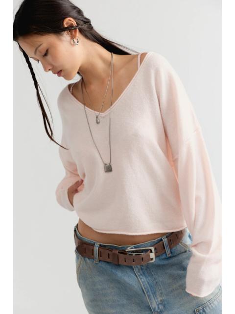 FREE PEOPLE See Me V-Neck Pullover