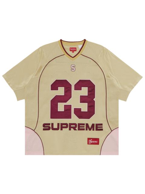 Supreme Supreme Perfect Season Football Jersey 'Gold' | REVERSIBLE