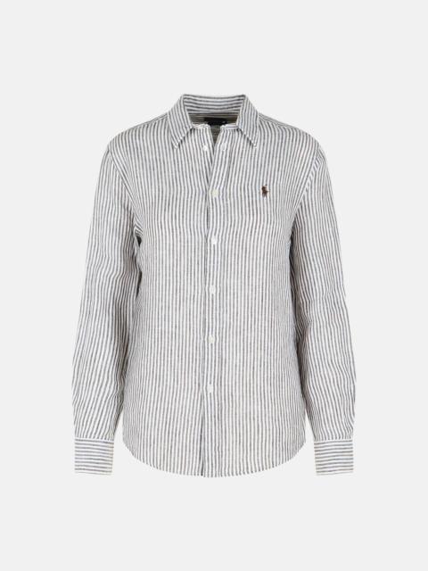 Polo Ralph Lauren BROWN LINEN SHIRT