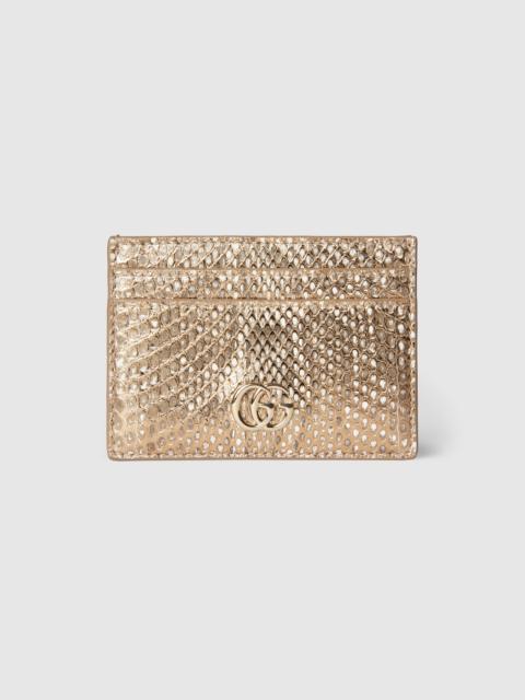 GUCCI GG Marmont python card case
