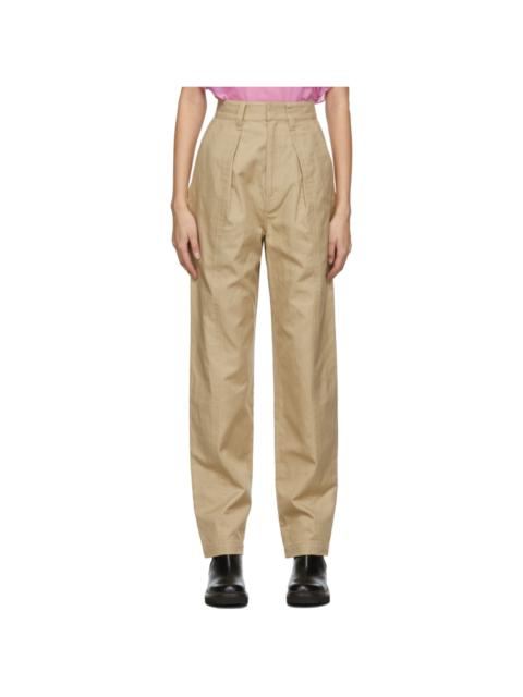 Isabel Marant Étoile Beige Ketzia Trousers