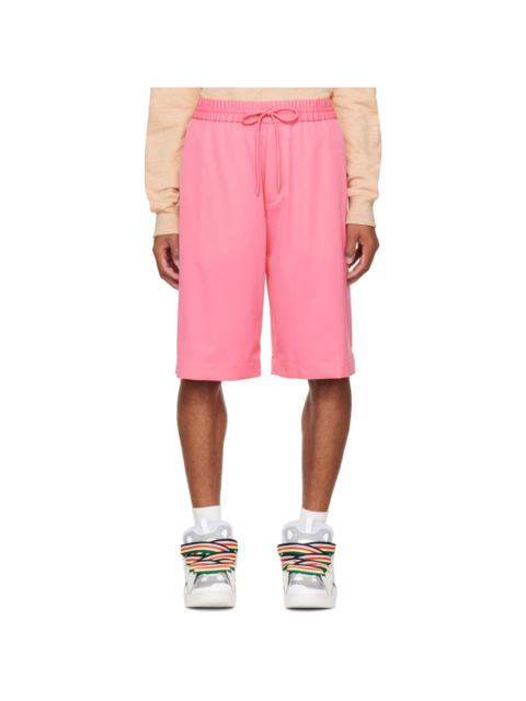Lanvin Pink Embroidered Shorts