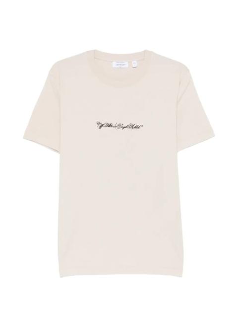 `Script Arrow` Short Sleeve Slim T-Shirt