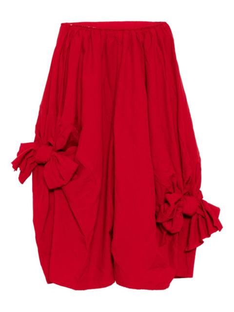 Comme des Garçons Comme des Garçons knot-detail trousers