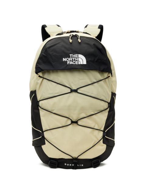 The North Face Beige & Black Borealis Backpack
