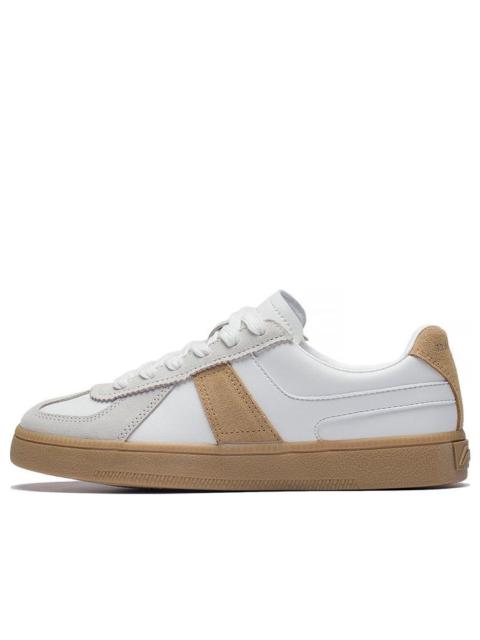 (WMNS) Li-Ning Skateboarding Low 'White Khaki' AGCS290-4