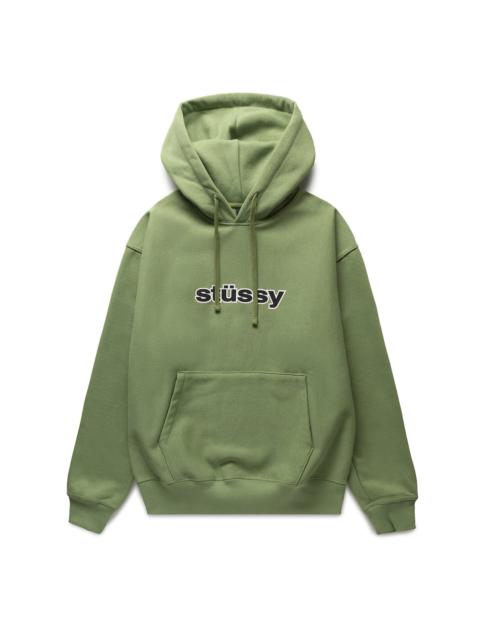 Stüssy Stussy Outline Zip Hoodie 'Olive' | goat | REVERSIBLE