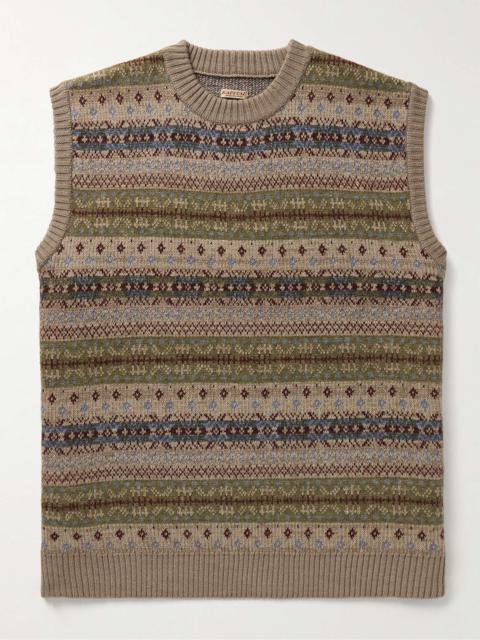 Kapital Fair Isle Wool-Blend Sweater Vest