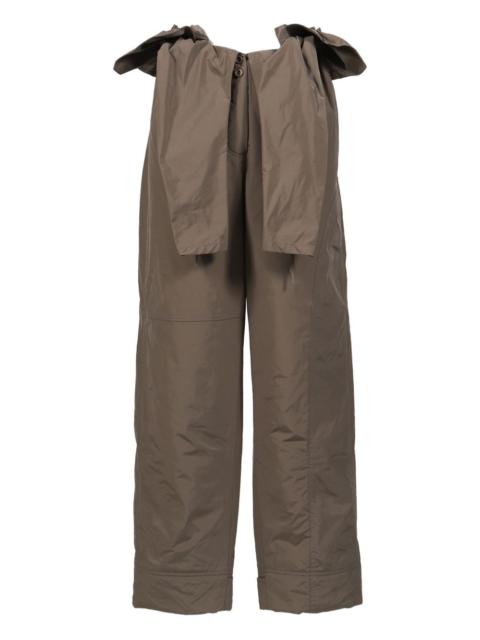 OPEN YY gathered trousers