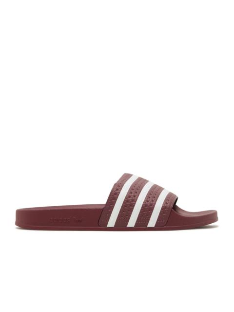 adidas ADILETTE SLIDES 'QUIET CRIMSON'