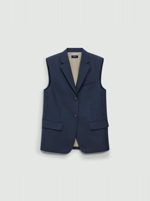 Theory Oversized Vest in Wool-Blend