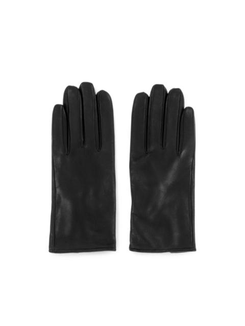 ERNEST W. BAKER cashmere-lined leather gloves