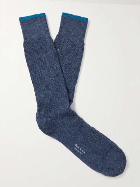 Paul Smith Edward Logo-Print Cotton-Blend Socks