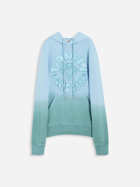 Lanvin LANVIN WAVE LOGO HOODIE