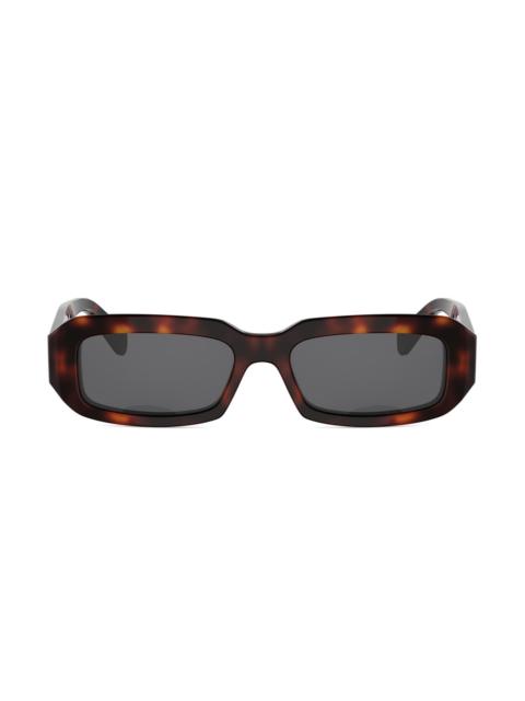CELINE Women's Triomphe 54MM Rectangular Sunglasses - Dark Havana Smoke