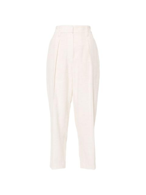 Brunello Cucinelli pressed-crease corduroy trousers