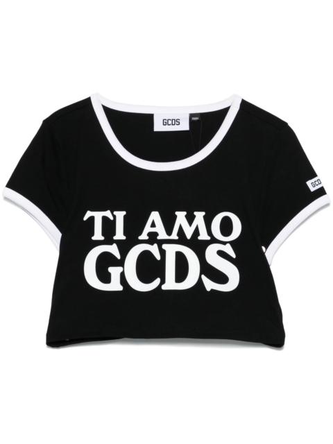 GCDS Ti Amo GCDS-print T-shirt