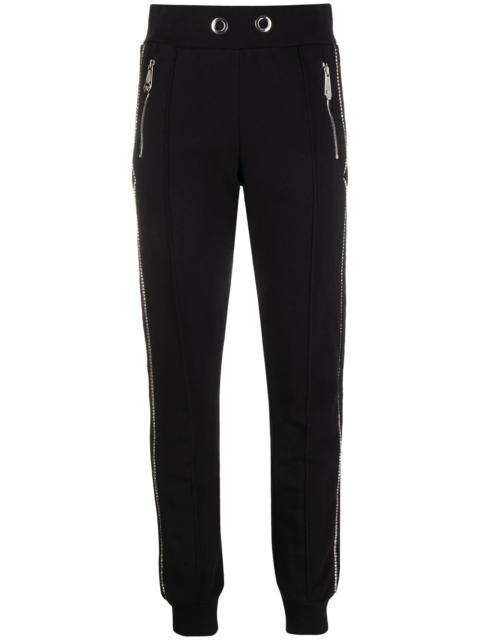 PHILIPP PLEIN crystal stripe track trousers