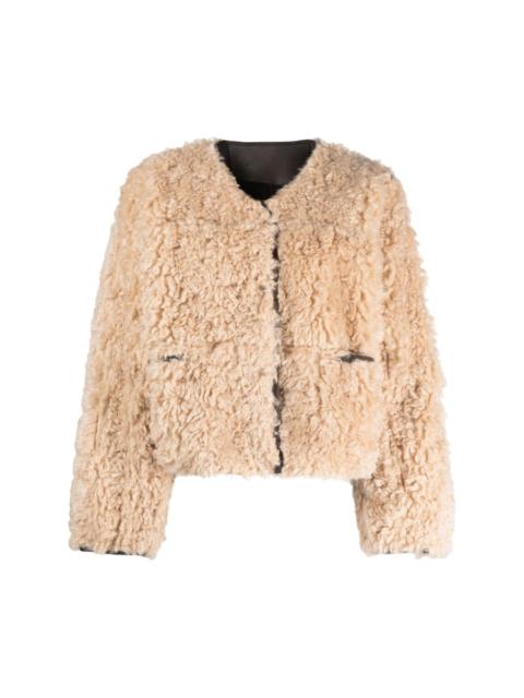 STAND STUDIO Charmaine reversible faux-shearling jacket