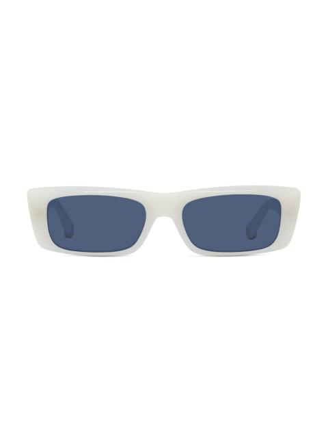 Stella McCartney Women's Rectangle Sunglasses - Ivory Blue