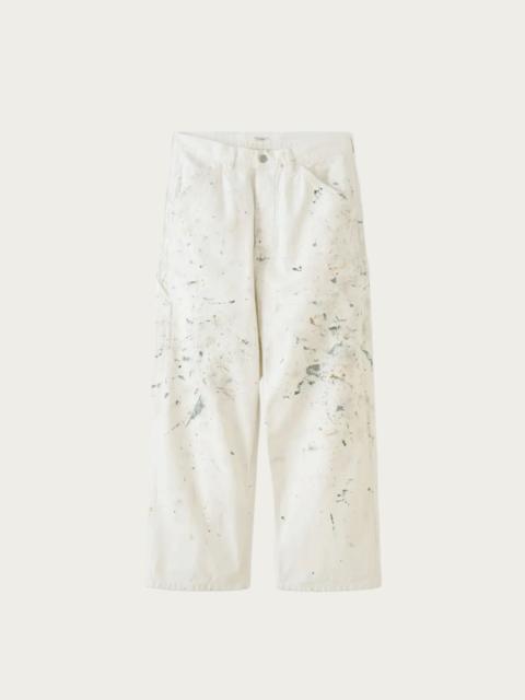 PHIGVEL MAKERS Co. Denim Painter Trousers - O.White (Painted)