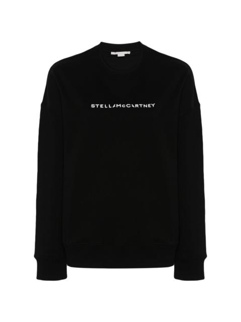 Stella McCartney logo-print cotton sweatshirt