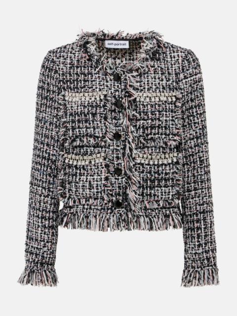 Fringed bouclé jacket