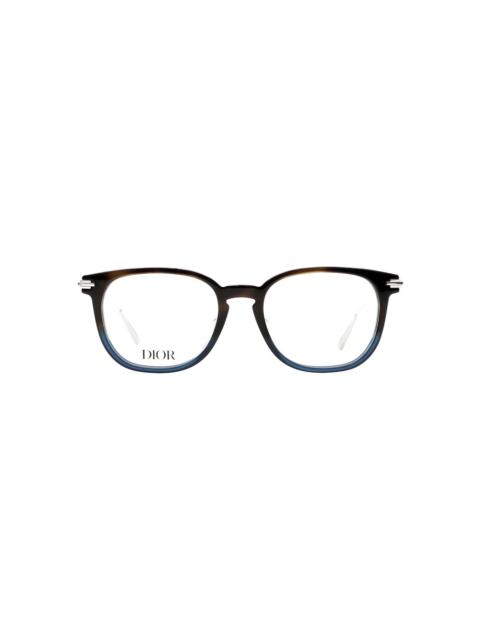 Dior Dior Round-Frame Acetate Optical Frames Havana Silver Transparent (DM50043I-51-056)