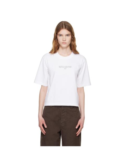 Off-White White Statement Boxy T-shirt