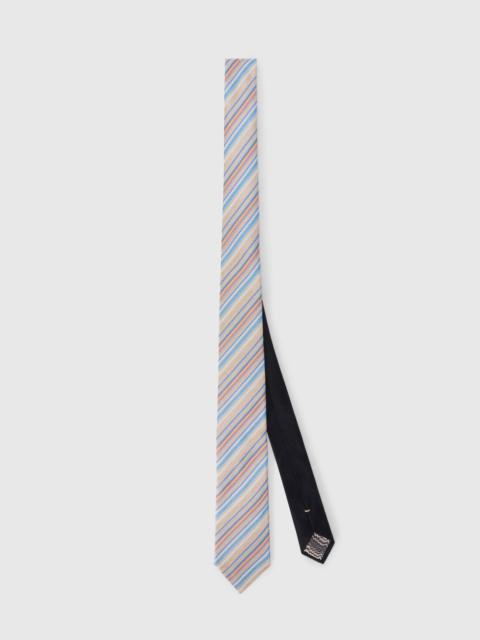 Missoni Silk tie with micro zigzag pattern